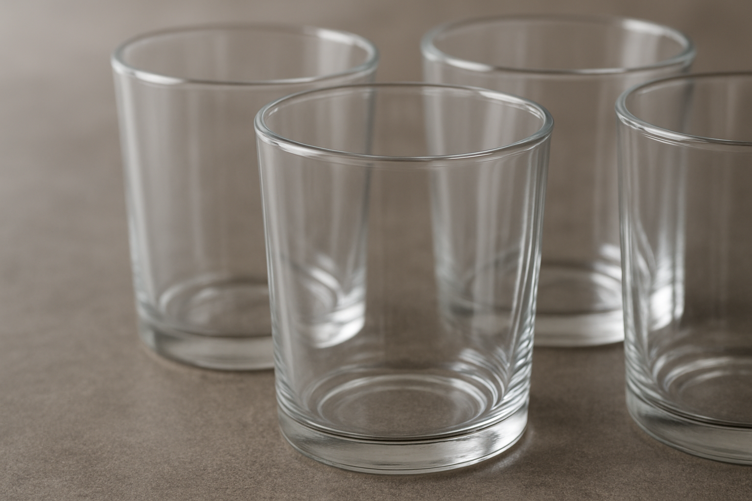 Conjunto 4 Copos Americanos Vidro - 250ml Básico